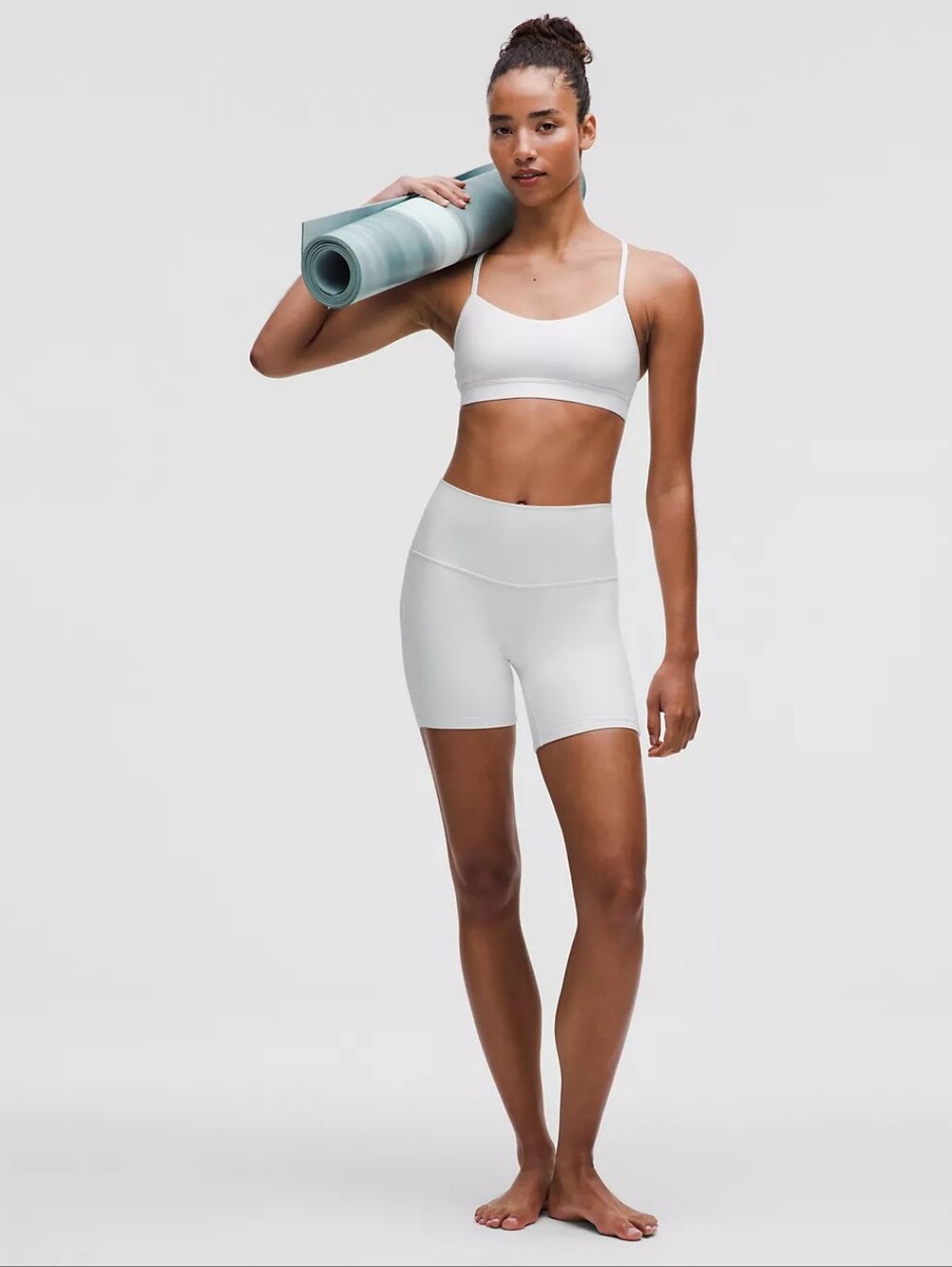 Lululemon Align High-Rise Shorts - White, Size 4